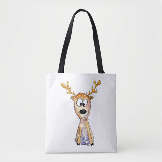Cute Whimsical Deer Draagtas (Voorkant)