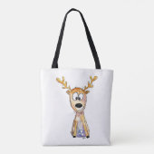 Cute Whimsical Deer Draagtas (Achterkant)