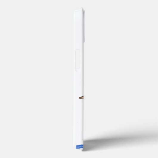 Cute Whimsical Dog op Surfboard Case-Mate iPhone Case (Achterkant / Rechts)