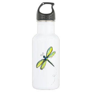 Cute Whimsical Dragonfly Waterfles