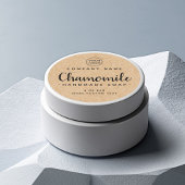 Cute whimsical font Kraft-paper op product label