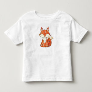 Cute Whimsical Fox Kinder Shirts