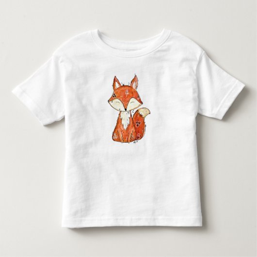 Cute Whimsical Fox Kinder Shirts (Voorkant)
