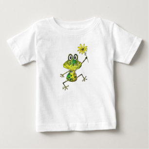 Cute Whimsical Happy Frog