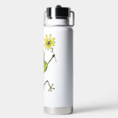 Cute Whimsical Happy Frog Waterfles (Achterkant)