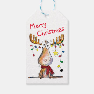 Cute Whimsical-kerstmis Cadeaulabel