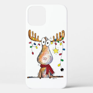 Cute Whimsical-kerstmis iPhone 12 Hoesje