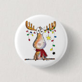 Cute Whimsical-kerstmis Ronde Button 3,2 Cm (Voorkant)