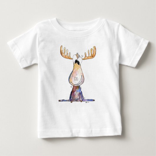 Cute Whimsical Moose (Voorkant)
