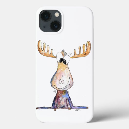 Cute Whimsical Moose Case-Mate iPhone Case (Achterkant)