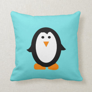 Cute Whimsical Penguin Pillow Kussen