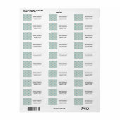 Cute Whimsical Rainbow Pattern Etiket (Full Sheet)
