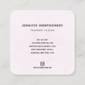 Cute Whimsical Rainbow Pattern Vierkante Visitekaartje (Achterkant)