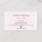 Cute Whimsical Rainbow Pattern Visitekaartje (Achterkant)