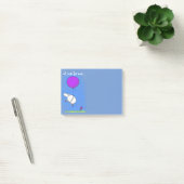 Cute whimsical schaap cartoon post it notes (Kantoor)