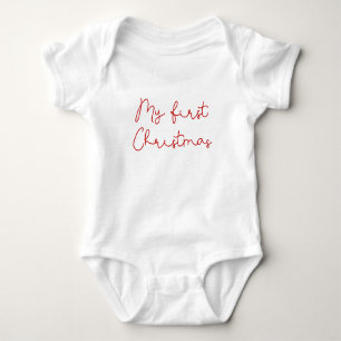 Cute whimsical voor mijn eerste kerst romper