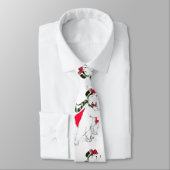 Cute & Whimsical Wildlife Kerstfeestdag Stropdas (Gebonden)