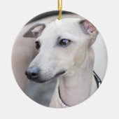 Cute Whippet Keramisch Ornament (Voorkant)