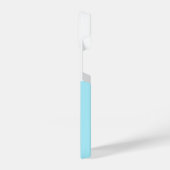 Cute White and Blue Custom Initial Black Whale iPhone Hoesje (Linkerkant)