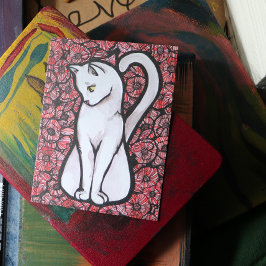 Cute White Cat Briefkaart