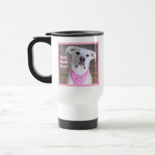 Cute White Dog Wearing Pink Scarf Best Mam Ever Tr Reisbeker