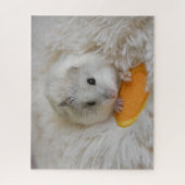Cute White Dwarf Hamster Pet Legpuzzel (Verticaal)