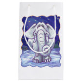 Cute White Elephant Gift Klein Cadeauzakje (Voorkant)