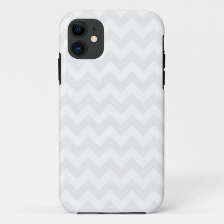 Cute White en Gray Chevron Pattern iPhone 5 Hoesje
