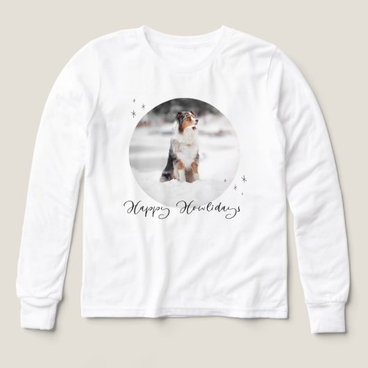 Cute White Kids Long Sleeve T-Shirt with Custom De (Motif recto)