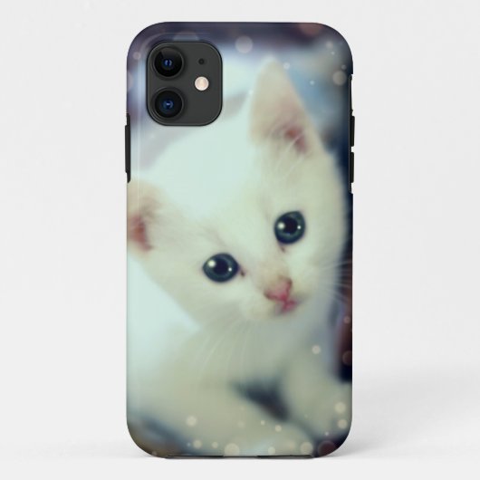 Cute white kitten case (Achterkant)