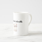 Cute White Kitten Mug – Fun Gift for Cat Lovers & (Devant droit)