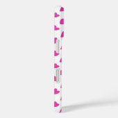 Cute white red hearts patterns Case-Mate iPhone case (Achterkant / Rechts)