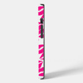 Cute white roze kissenpatroon stropdas Case-Mate iPhone case (Achterkant / Links)