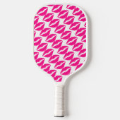 Cute white roze kissons Hoesje-Mate stropdas Pickleball Paddle (Achterkant)