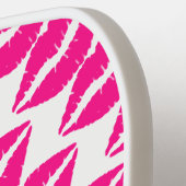 Cute white roze kissons Hoesje-Mate stropdas Pickleball Paddle (Links Detail)