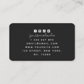 Cute White & Roze Weddenschap Cake Logo Event Plan Visitekaartje (Achterkant)