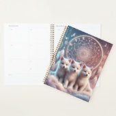 Cute White Wolf Pups et Dreamcatcher (Devant avec enveloppe)
