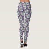 CUTE WHITE YORKIE MIX LEGGINGS (Achterkant)