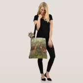 Cute Whitetail Deer Twin Fawns Tote Bag (Op model)