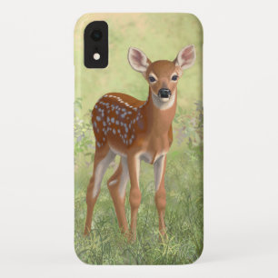 Cute Whitetail Fawn iPhone XR Hoesje