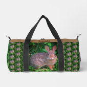 Cute Wild Brown Rabbit Personalized Animal Plunjezak (Voorkant)