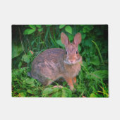 Cute Wild Brown Rabbit Wildlife Deurmat (Voorkant)