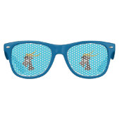 Cute wild geitenvlees cartoon kinder zonnebril (Voorkant)