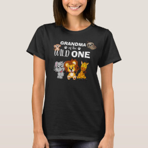 Cute Wild One Oerwoud Safari dierentuin T-shirt