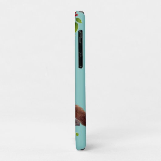 Cute Wild Squirrel & Editable Text Case-Mate iPhone Case (Achterkant/links)