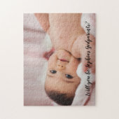 Cute Will you be a Godparent Script Photo Legpuzzel (Verticaal)