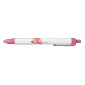 Cute Winged Cartoon Pig Zwarte Inkt Pen (Bodem)