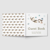 Cute Winter Arctic Whale Baby Shower Gastenboek (Volledig)