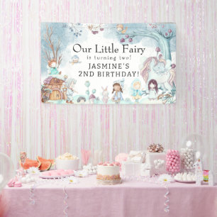 Cute Winter Fairy KerstGirls Birthday Spandoek