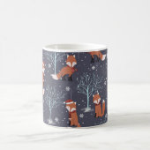 Cute Winter Fox Koffiemok (Center)